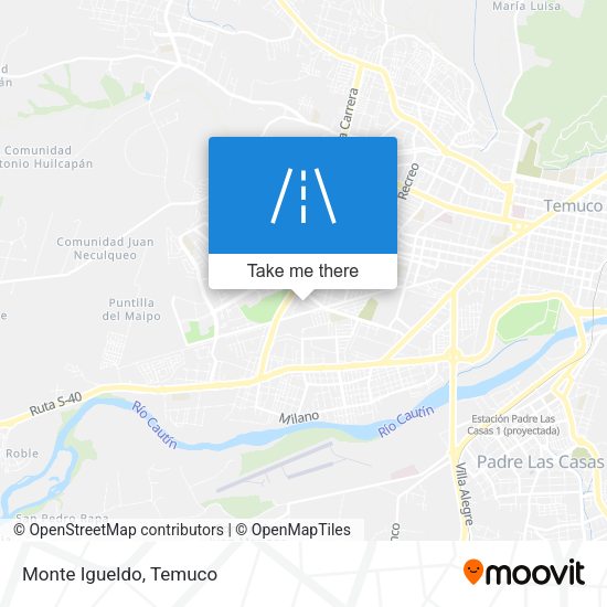 Mapa de Monte Igueldo