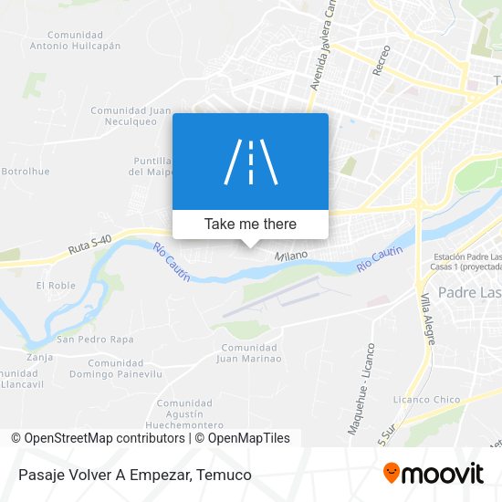 Pasaje Volver A Empezar map