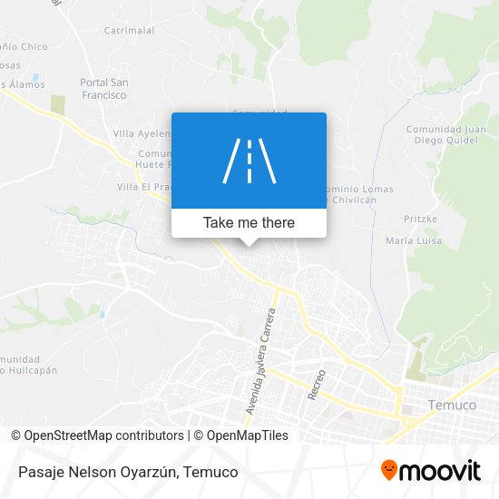 Pasaje Nelson Oyarzún map
