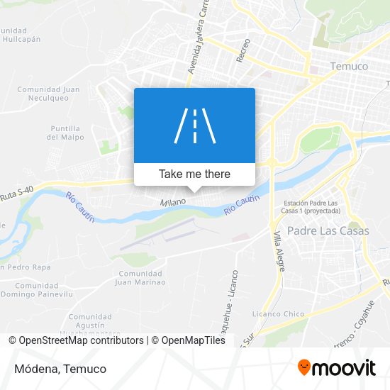 Mapa de Módena
