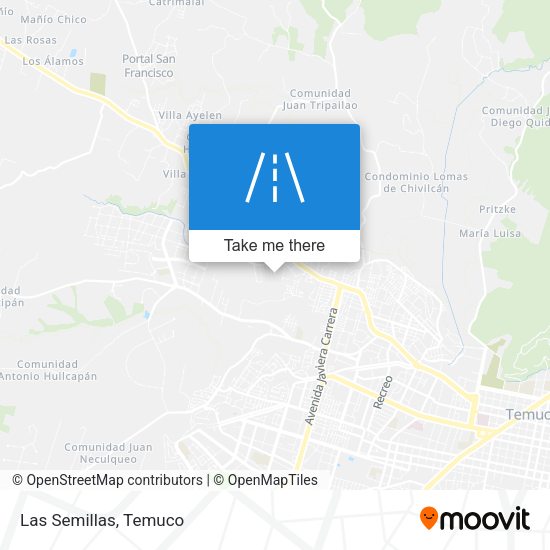 Mapa de Las Semillas