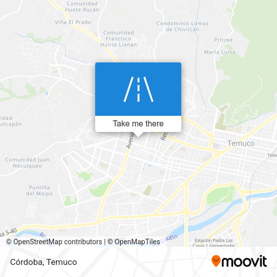 Mapa de Córdoba
