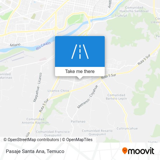 Mapa de Pasaje Santa Ana
