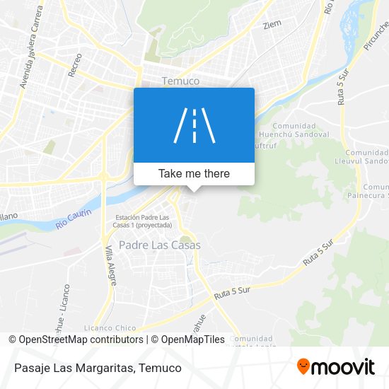 Mapa de Pasaje Las Margaritas
