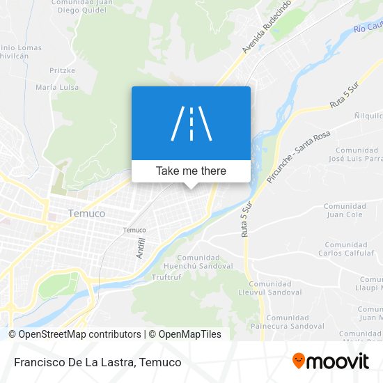 Francisco De La Lastra map