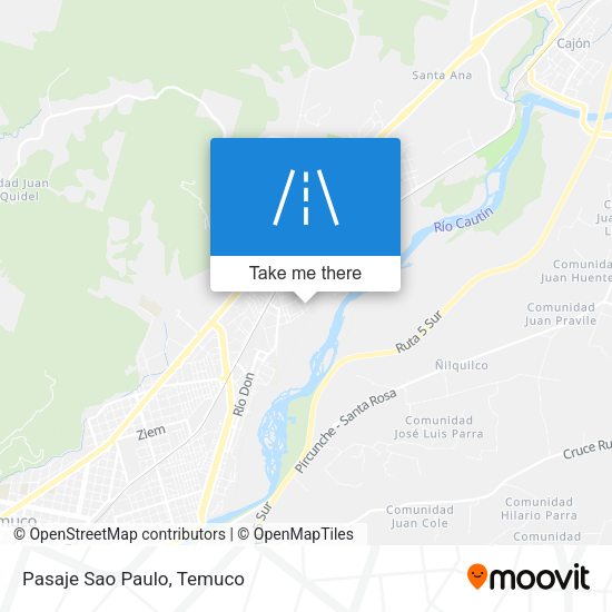 Mapa de Pasaje Sao Paulo