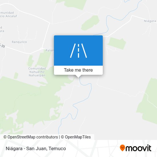 Niágara - San Juan map