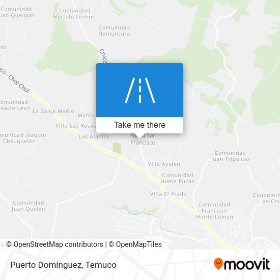Puerto Domínguez map