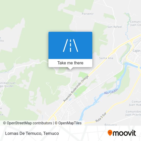 Mapa de Lomas De Temuco