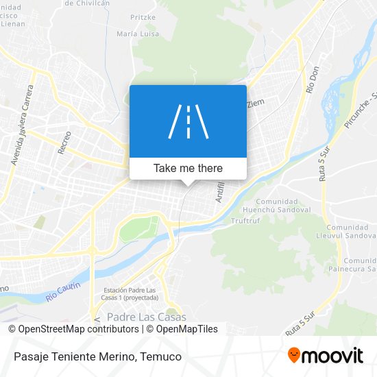 Mapa de Pasaje Teniente Merino