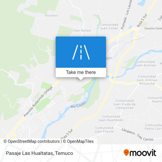 Mapa de Pasaje Las Hualtatas