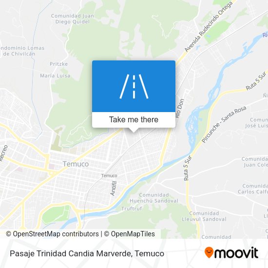 Mapa de Pasaje Trinidad Candia Marverde