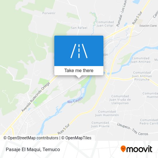 Mapa de Pasaje El Maqui