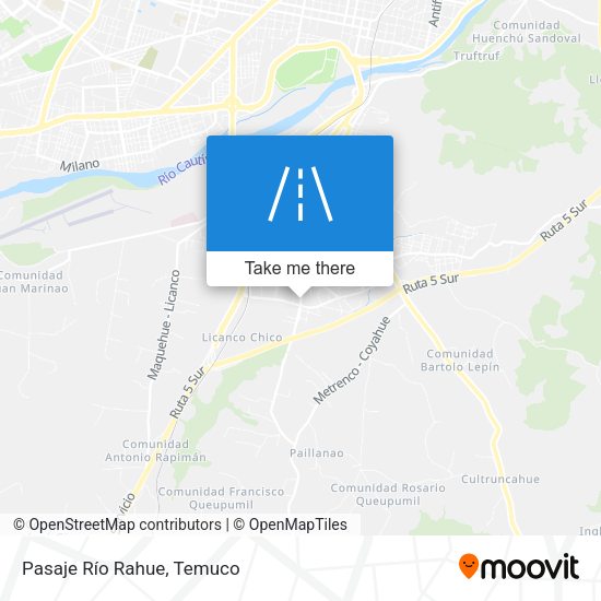 Pasaje Río Rahue map