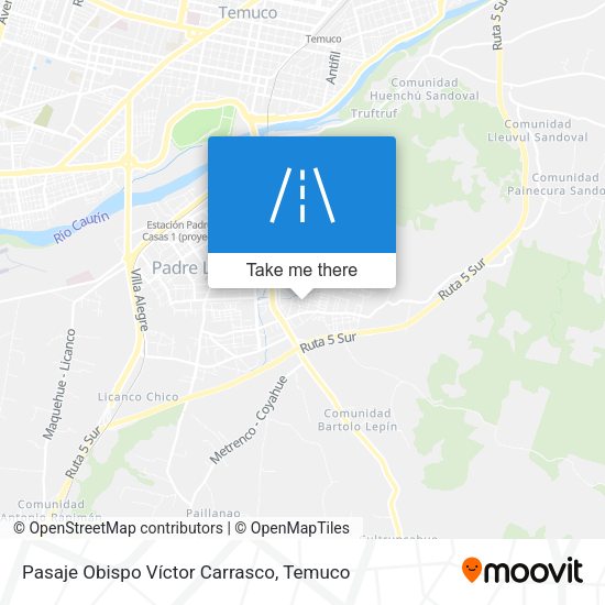 Mapa de Pasaje Obispo Víctor Carrasco