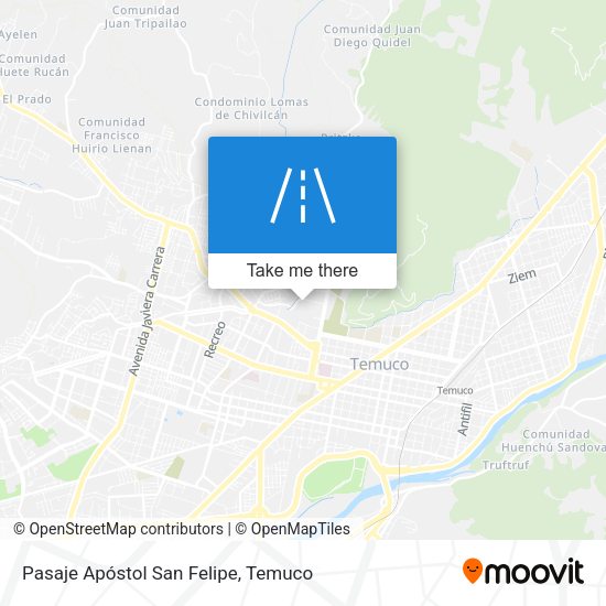 Pasaje Apóstol San Felipe map