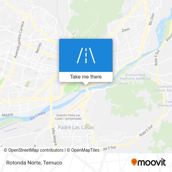 Mapa de Rotonda Norte