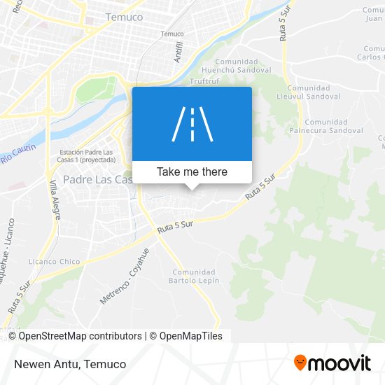 Mapa de Newen Antu