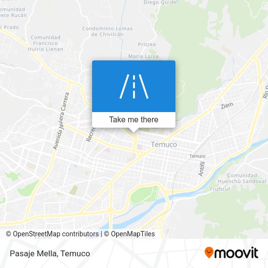 Mapa de Pasaje Mella