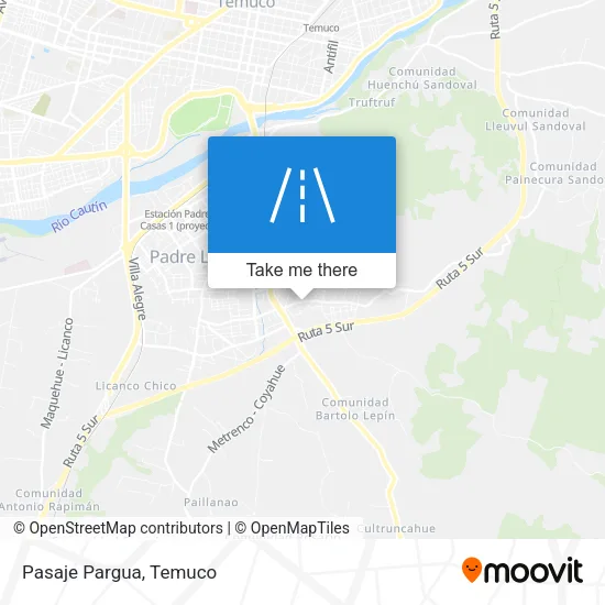 Pasaje Pargua map