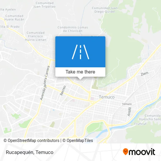 Rucapequén map