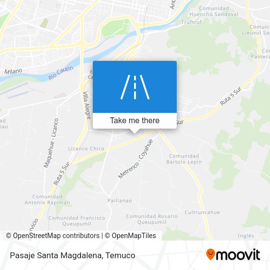 Pasaje Santa Magdalena map