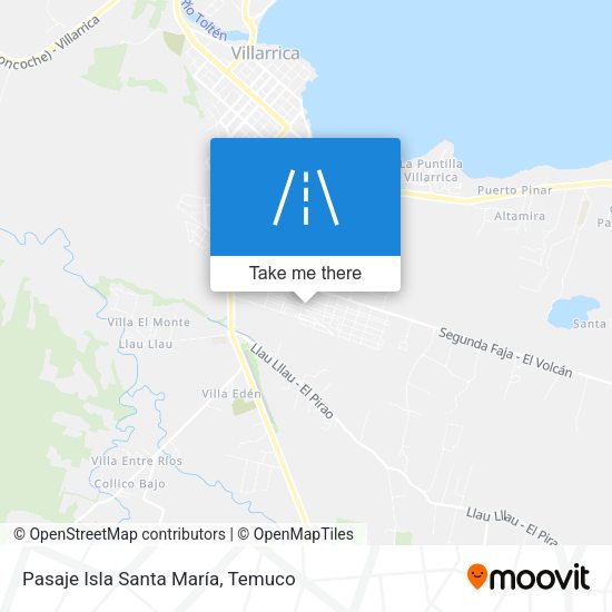 Pasaje Isla Santa María map