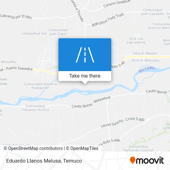 Mapa de Eduardo Llanos Melusa