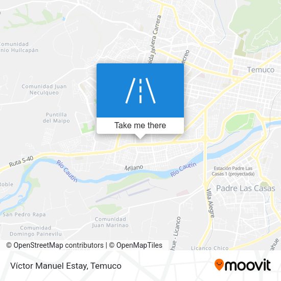 Mapa de Víctor Manuel Estay