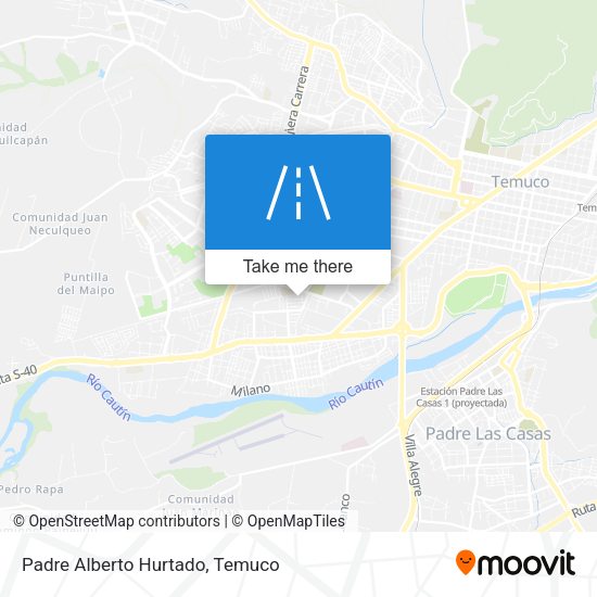Mapa de Padre Alberto Hurtado