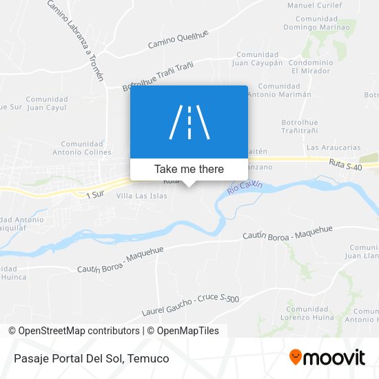 Mapa de Pasaje Portal Del Sol