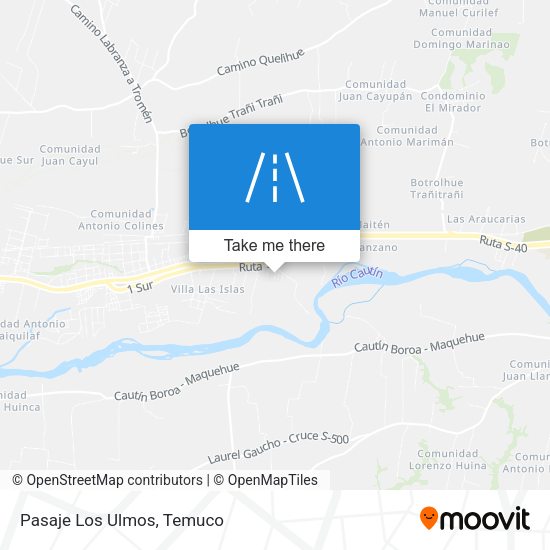 Mapa de Pasaje Los Ulmos
