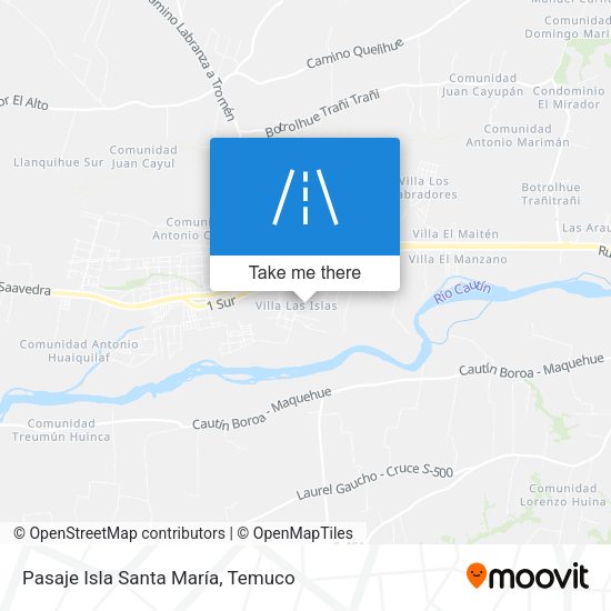 Pasaje Isla Santa María map