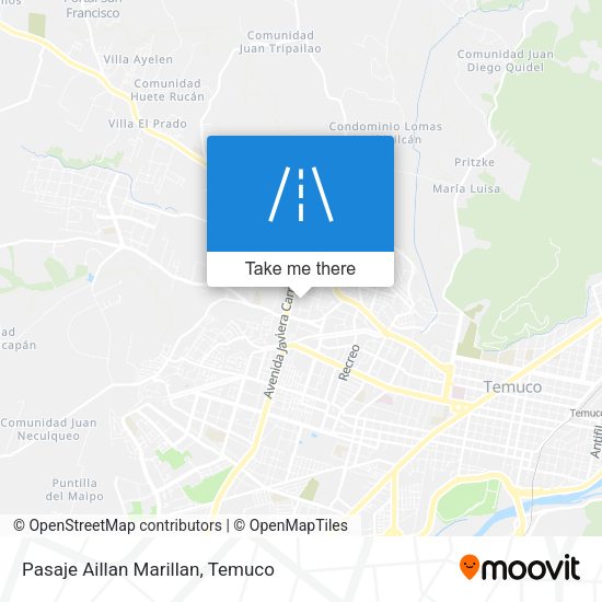 Pasaje Aillan Marillan map