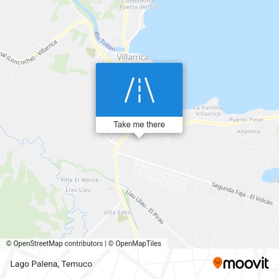 Mapa de Lago Palena