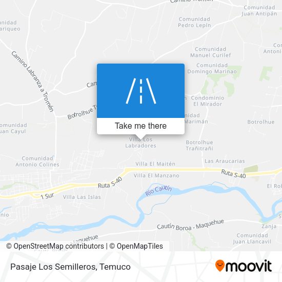 Mapa de Pasaje Los Semilleros