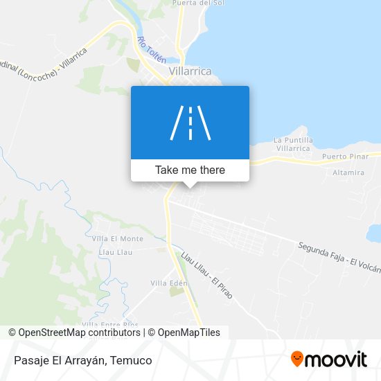 Mapa de Pasaje El Arrayán