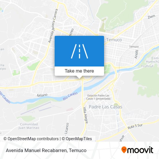 Avenida Manuel Recabarren map