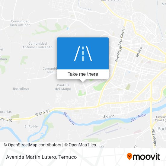 Avenida Martín Lutero map