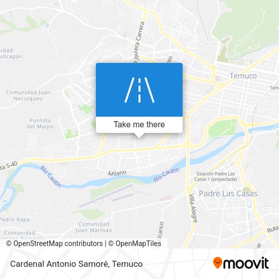 Cardenal Antonio Samoré map
