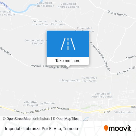 Imperial - Labranza Por El Alto map