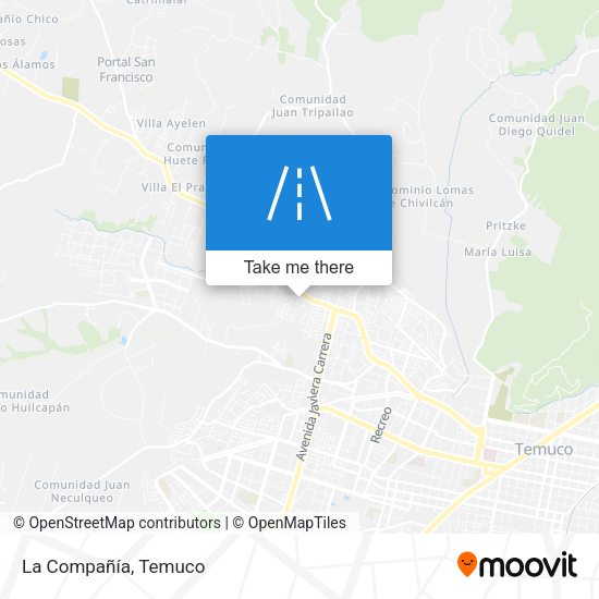 Mapa de La Compañía