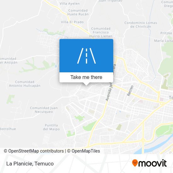 Mapa de La Planicie