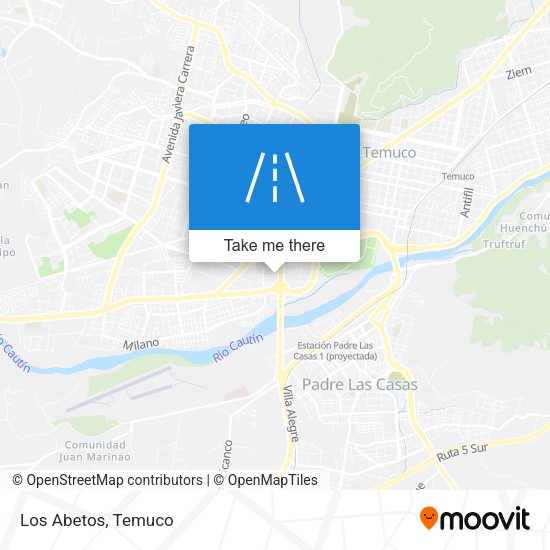 Mapa de Los Abetos