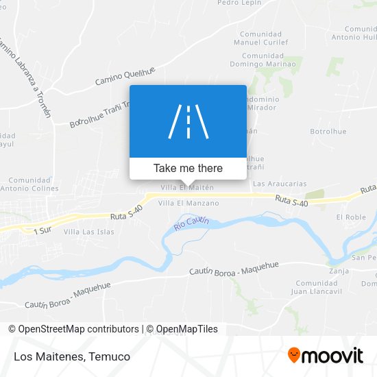 Mapa de Los Maitenes