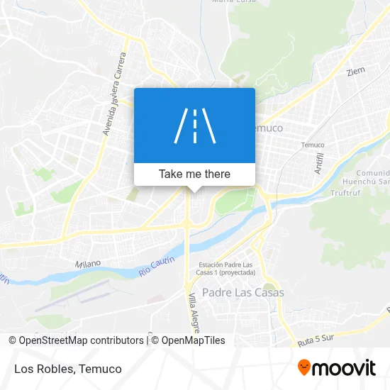 Los Robles map