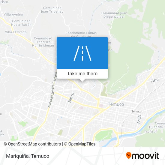 Mapa de Mariquiña