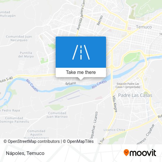 Mapa de Nápoles