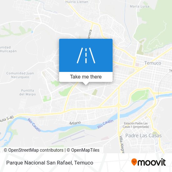Parque Nacional San Rafael map
