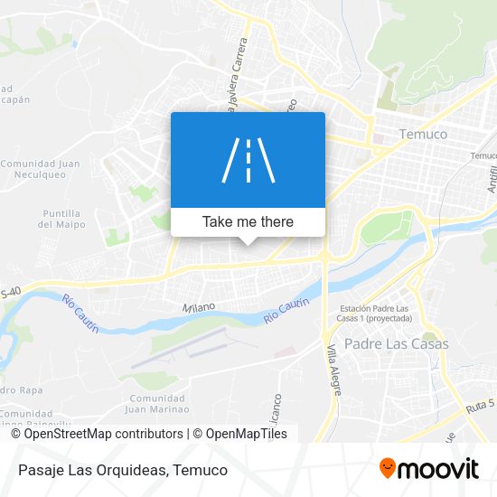 Mapa de Pasaje Las Orquideas